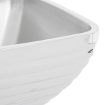 Vollrath 47635 Double Wall Square Beehive 5.2 Qt. Serving Bowl Vollrath 47635 Double Wall Square Beehive 5.2 Qt. Serving Bowl
