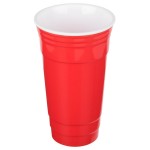GET SC-32-R To-Go 32 oz. Red Customizable Plastic Reusable Tumbler - 24/Case GET SC-32-R To-Go 32 oz. Red Customizable Plastic Reusable Tumbler - 24/Case