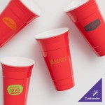 GET SC-32-R To-Go 32 oz. Red Customizable Plastic Reusable Tumbler - 24/Case GET SC-32-R To-Go 32 oz. Red Customizable Plastic Reusable Tumbler - 24/Case