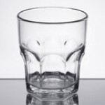 Carlisle 580807 Louis 8 oz. Clear SAN Plastic Tumbler - 24/Case
