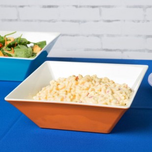 GET ML-248-ST Keywest 5.7 Qt. Sunset Square Melamine Bowl - 3/Case