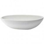 Elite Global Solutions M157OV Belize Display White 3 Qt. Oval Melamine Bowl