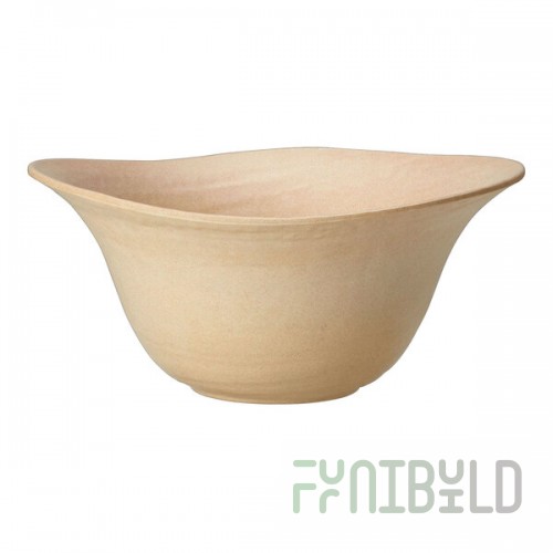 Creations Scape from Steelite International 2.25 Qt. Papyrus Melamine Deep Salad Bowl