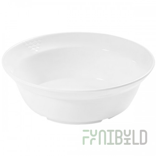GET BB-105-3-W 3 Qt. White Sonoma Melamine Bowl - 12/Case