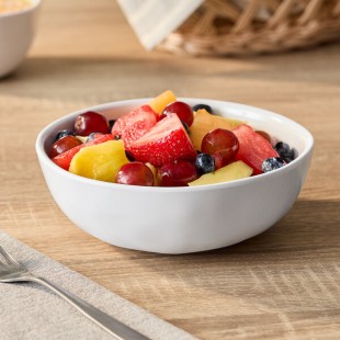 American Metalcraft CBL24CL Crave 24 oz. Cloud Melamine Bowl