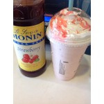 Monin Sugar-Free Strawberry Flavoring / Fruit Syrup 750 mL