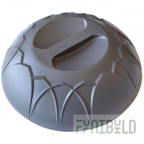Dinex DX540044 Fenwick Graphite Gray Insulated Meal Delivery Dome for 9
