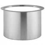 Spring USA Wynwood by Skyra 9 Qt. Stainless Steel Induction Serving Dish with Faux Wood Accents SK-14503180