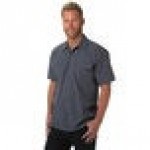 Mercer Culinary M60250BK Metro Edge Unisex Gray Short Sleeve Brewer / Work Shirt - L Mercer Culinary M60250BK Metro Edge Unisex Gray Short Sleeve Brewer / Work Shirt - L