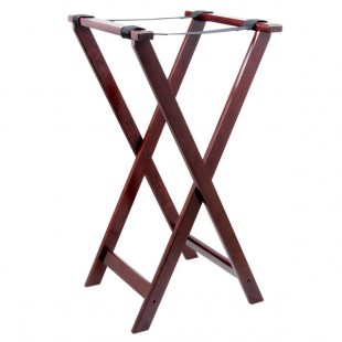 TableCraft 21 Mahogany Tray Stand - 32