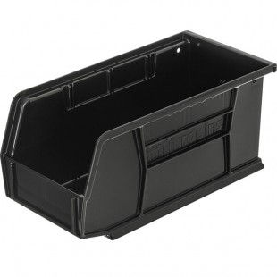 Carlisle 381101LG 3.5 Qt. Black Condiment Bin for Carlisle 381206LG and 381109LG 3-Tier Racks - 11