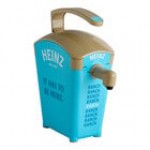 Heinz Keystone 1.5 Gallon Brown Plastic Countertop Barbeque Pump Dispenser