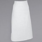 Mercer Culinary M61129BK Genesis® Black Poly-Cotton Short Bistro Apron - 19 Mercer Culinary M61129BK Genesis® Black Poly-Cotton Short Bistro Apron - 19