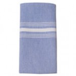 Snap Drape 54251822NH014 Black Chambray Striped Cloth Napkins, 18