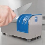 Edlund 401-230V Electric Knife Sharpener with Guides and Pressure Sensitive Motor - 230V