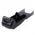 San Jamar H5005TBK Fullfold Venue Countertop Napkin Dispenser with Control Face - Black Pearl