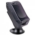 San Jamar H5005TBK Fullfold Venue Countertop Napkin Dispenser with Control Face - Black Pearl