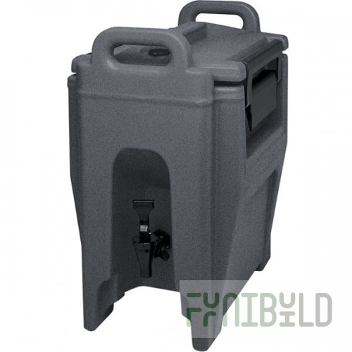Cambro UC250191 Ultra Camtainer® 2.75 Gallon Granite Gray Insulated Beverage Dispenser