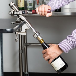 Franmara 4021 Cedon Nickel-Plated Counter Mount Wine Bottle Opener