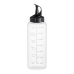 OXO 11219300 Good Grips 12 oz. Clear Standard Chef's Squeeze Bottle with Black Cap