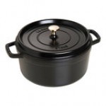 Staub 5.5 Qt. Cherry Enameled Cast Iron Dutch Oven 1004218
