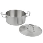 Vollrath 49411 Miramar® Display Cookware 5 Qt. Casserole Pan with Low Dome Cover Vollrath 49411 Miramar® Display Cookware 5 Qt. Casserole Pan with Low Dome Cover