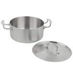 Vollrath 49411 Miramar® Display Cookware 5 Qt. Casserole Pan with Low Dome Cover Vollrath 49411 Miramar® Display Cookware 5 Qt. Casserole Pan with Low Dome Cover