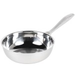 Vollrath 47792 Intrigue 3 Qt. Stainless Steel Saucier Pan with Aluminum-Clad Bottom Vollrath 47792 Intrigue 3 Qt. Stainless Steel Saucier Pan with Aluminum-Clad Bottom