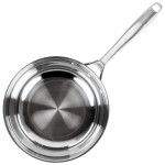 Vollrath 47792 Intrigue 3 Qt. Stainless Steel Saucier Pan with Aluminum-Clad Bottom Vollrath 47792 Intrigue 3 Qt. Stainless Steel Saucier Pan with Aluminum-Clad Bottom