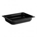 Vollrath 8022420 Super Pan® 1/2 Size Black Polycarbonate Food Pan - 2 1/2