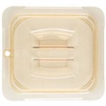 Carlisle 3088513 StorPlus 1/6 Size Amber High Heat Plastic Food Pan - 6