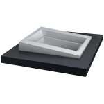 Hatco CWBP-1 One Pan Slanted Drop-In Refrigerated Cold Food Well with Drain - 120V