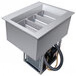 Hatco CWBP-1 One Pan Slanted Drop-In Refrigerated Cold Food Well with Drain - 120V