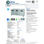 Hoshizaki UR72B Steelheart 72