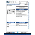 Beverage-Air UCRD60AHC-4-ADA 60 Beverage-Air UCRD60AHC-4-ADA 60