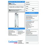 Continental Refrigerator 1FSENSS 17 3/4