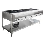 Scratch and Dent Vollrath 38119 ServeWell® Electric Five Pan Hot Food Table 208/240V - Sealed Well