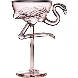 Flavour Blaster 5.9 oz. Flamingo Cocktail Glass - 6/Pack