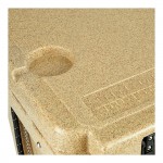 CaterGator CG45SPBW Beige 45 Qt. Mobile Rotomolded Outdoor Cooler / Ice Chest