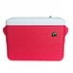 Micro Matic CB281R Red 1 Faucet 28 Qt. Insulated Jockey Box with 50 ft. Coil