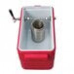 Micro Matic CB281R Red 1 Faucet 28 Qt. Insulated Jockey Box with 50 ft. Coil