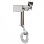 Continental Refrigerator KC50-N-SS Double Tap Kegerator Beer Dispenser - Stainless Steel, (2) 1/2 Keg Capacity Continental Refrigerator KC50-N-SS Double Tap Kegerator Beer Dispenser - Stainless Steel, (2) 1/2 Keg Capacity