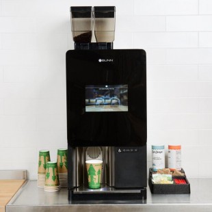 Bunn 44400.0100 Sure Immersion Black Single Cup Coffee Brewer - 120V, 1800W