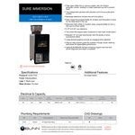 Bunn 44400.0100 Sure Immersion Black Single Cup Coffee Brewer - 120V, 1800W