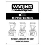 Waring MX1100XTX Xtreme 3 1/2 hp Commercial Blender with Electronic Keypad and 64 oz. Copolyester Container - 120V Waring MX1100XTX Xtreme 3 1/2 hp Commercial Blender with Electronic Keypad and 64 oz. Copolyester Container - 120V
