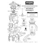 Waring MX1100XTX Xtreme 3 1/2 hp Commercial Blender with Electronic Keypad and 64 oz. Copolyester Container - 120V Waring MX1100XTX Xtreme 3 1/2 hp Commercial Blender with Electronic Keypad and 64 oz. Copolyester Container - 120V