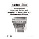 Halifax BRPHO1048 Type 1 Commercial Kitchen Hood with BRP Makeup Air (Hood Only) - 10' x 48