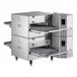 Cooking Performance Group ICOE-32-K2D Double Stacked Countertop Impinger Electric Conveyor Oven with 32