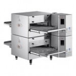 Cooking Performance Group ICOE-32-K2D Double Stacked Countertop Impinger Electric Conveyor Oven with 32