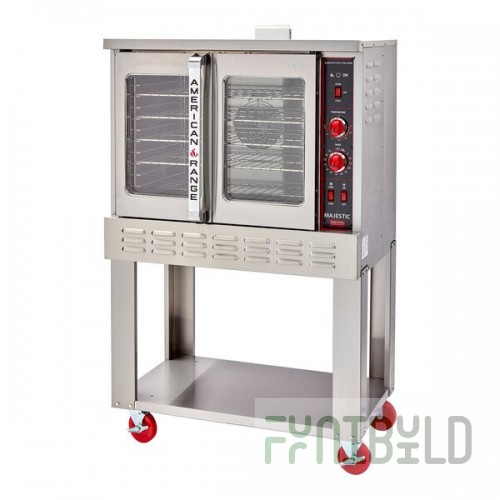 American Range ME-1 Majestic Single-Deck Bakery-Depth Electric Convection Oven - 208V, 1 Phase - 12 kW